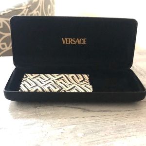 Preowned leather Versace Case.